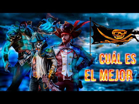 TODOS LOS PASES DE PIRATAS EN FREE FIRE ¿ CUÁL ES EL MEJOR ?