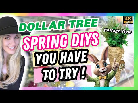 Dollar Tree Easter & Spring DIYS vs. HomeGoods | Dollar Tree Dupes l Dollar Tree Hacks