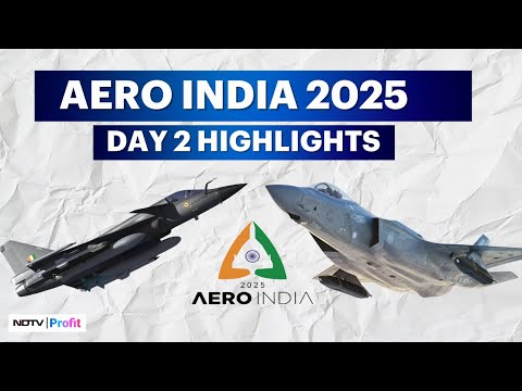 Aero India Day 2 Highlights | India Air Force | America's F-35 Vs Russia's SU-57