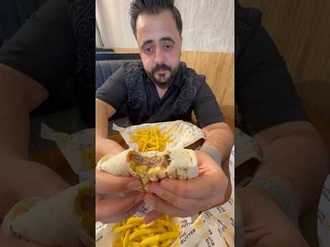 سكونونو يجرب اغرب برگر بالسيدية 😍 #احمد_الامير