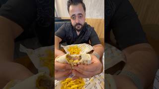 سكونونو يجرب اغرب برگر بالسيدية 😍 #احمد_الامير