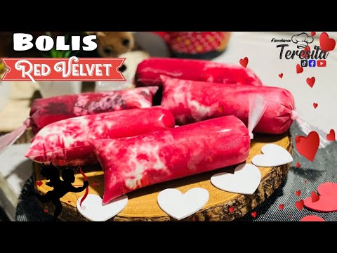 Bolis sabor Red Velvet súper deliciosos para venta 💰#receta  #ventas #bolis