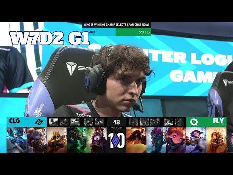 CLG vs FLY | Week 7 Day 2 S12 LCS Summer 2022 | CLG vs FlyQuest W7D2 Full Game