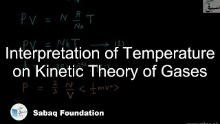 Interpretation of Temperature on Kinetic Theory of Gases
