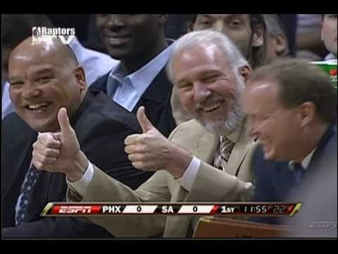 Gregg Popovich Plays Joke on Shaq