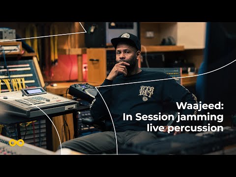 Waajeed: In Session Jamming live MPC60 and Roland Handsonic Percussion