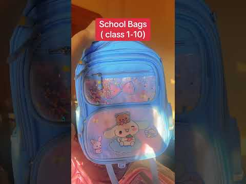 School Bag #haulvideo #stationarycollection #schoolsupplies #explore #fypシ #unboxing #stationery