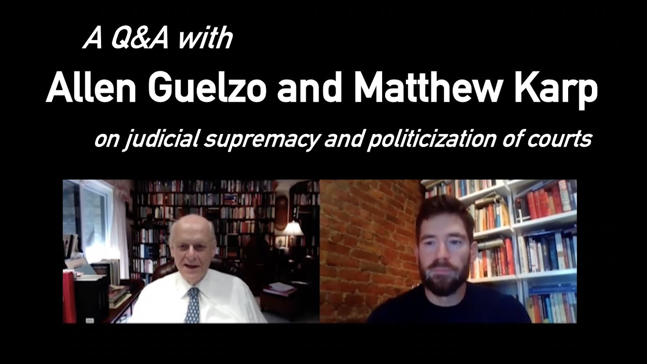 EXCLUSIVE | Profs. Allen Guelzo, Matthew Karp discuss judicial supremacy, politicization of courts