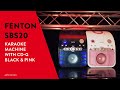 Fenton SBS20B Kids Karaoke Machine with Microphones & Disco ball