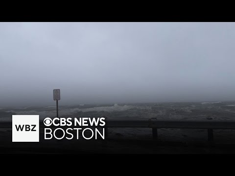 YouTube video thumbnail: Nor'Easter Causing Rough Seas Along Massachusetts Coastline