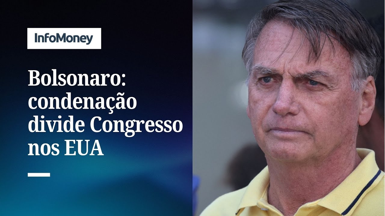 Condenação de Bolsonaro divide Congresso dos EUA | InfoMoney News