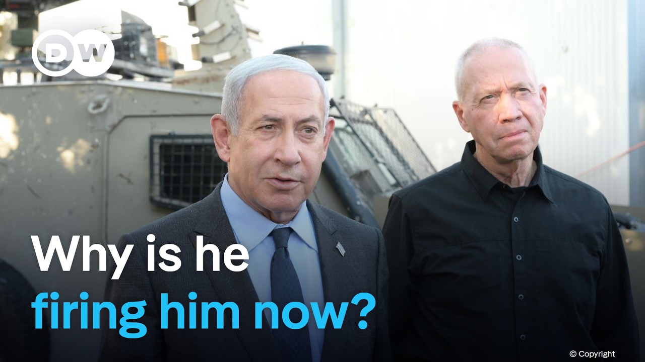 Israel’s PM Benjamin Netanyahu fires defense minister Yoav Gallant | DW News