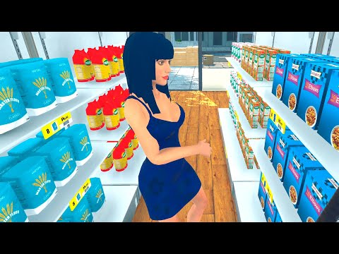 LA DESCUBREN ROBANDO EN LA TIENDA | SUPERMARKET SIMULATOR