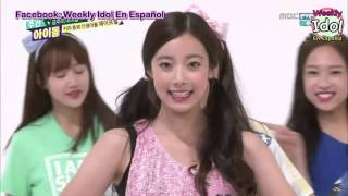 [Sub Español] 150909 Weekly Idol APRIL Parte 1/2