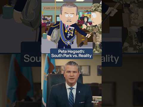 Pete Hegseth: South Park vs Reality
