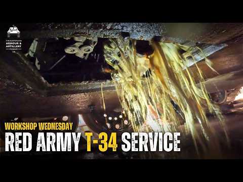 WORKSHOP WEDNESDAY:  T-34-85 Soviet Main Battle Tank EXPERT SERVICE!