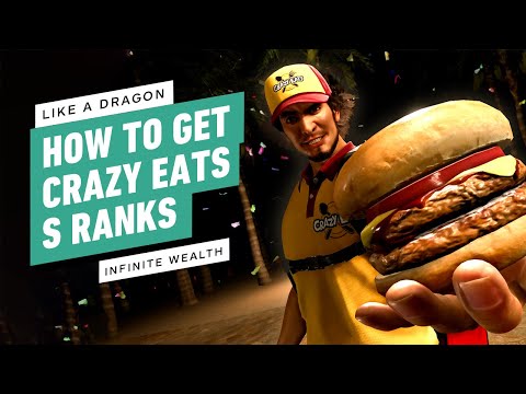 Like a Dragon: Infinite Wealth - How to Get S Ranks in Crazy Eats