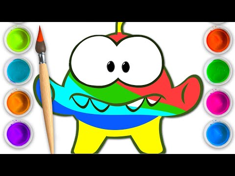 Learn With Om Nom | Om Nom Face Painting | 🌈 Learn Colors | Fun Learning For Kids