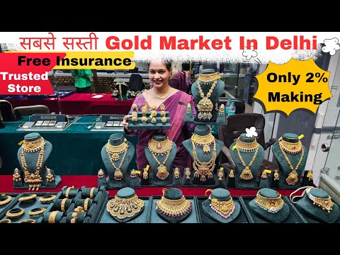 Bansal And Sons Jewellers Chandni Chowk Cheapest Gold & Diamond Rates Only 2% Making Free Insurance
