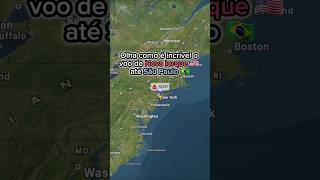O incrível voo de Nova Iorque até São Paulo 🇺🇸✈️🇧🇷