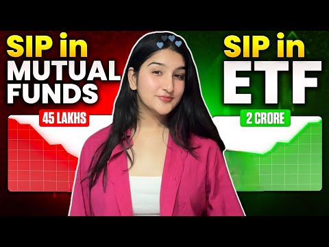 SIP in Mutual Funds Vs SIP in ETF What's Better ? | Hindi Explained 2025