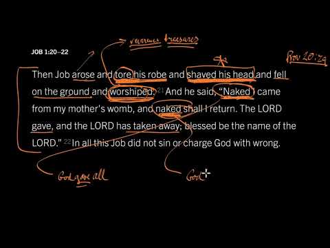 Job 1:6–22 // How to Respond to Tragedy