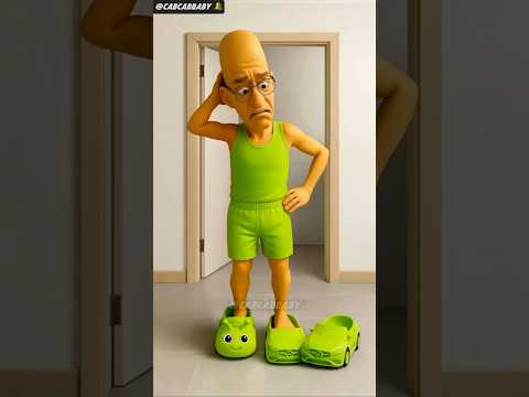 Daddy Wears WRONG Green Slippers! But... 😱 #funny #shorts