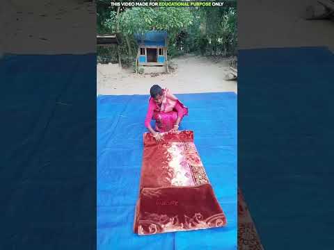 कम जगह में कंबल रखने का सबसे आसान तरीका
