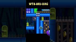 Super Mario Maker 2 🔧 Blue Parkour #short