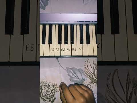 FREE FIRE 💥TUNE ON PIANO EASY TUTORIAL 😱🤯II#trending#shorts#piano#viral#freefire#pubg#bgmi