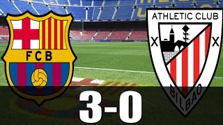 Barcelona vs Athletic Bilbao 3-0 - All Goals & Extended Highlights - La Liga 04/02/2017 HD