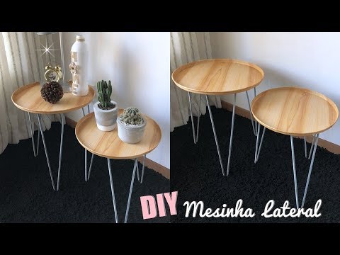 FAÇA VOCÊ MESMO - MESINHA LATERAL #DIY