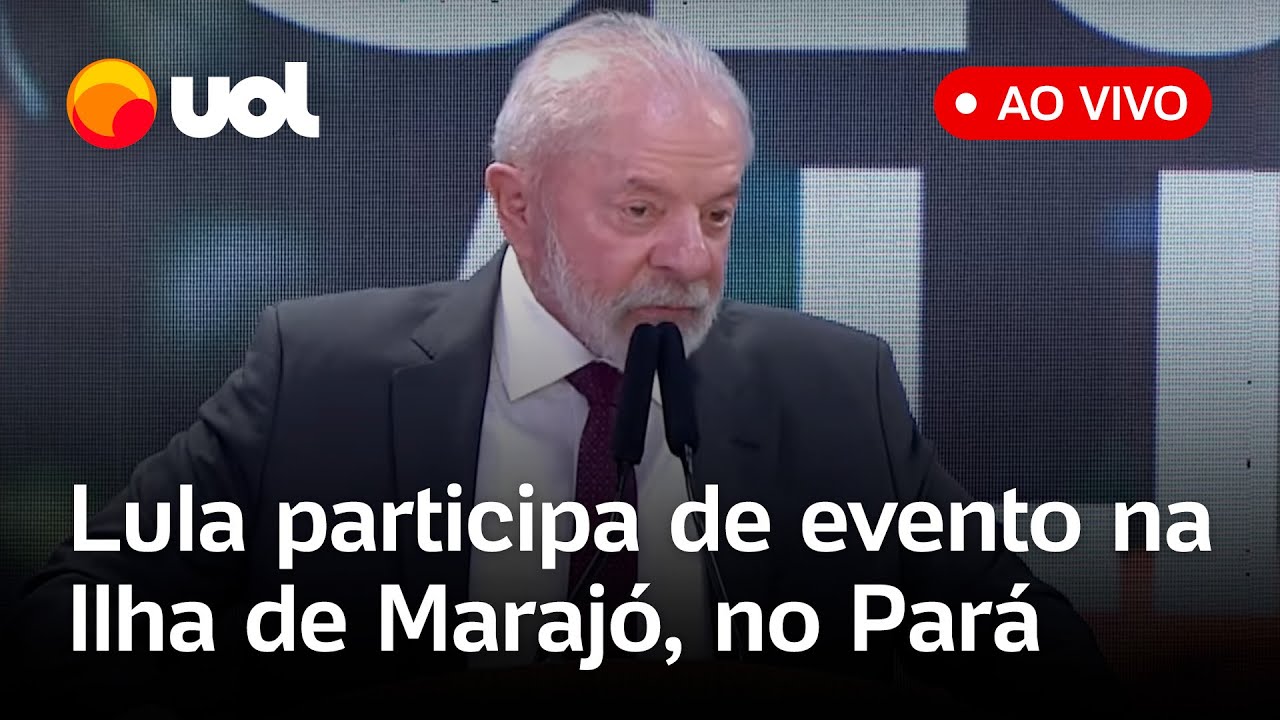 Lula participa de evento do Ministério da Educação na Ilha de Marajó no Pará assista ao vivo