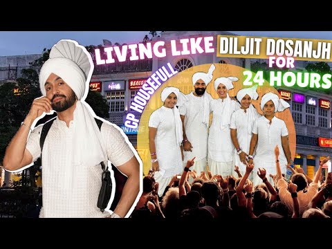 Living Like Diljit Dosanjh - 24 Hours Challenge | Ramneek Singh 1313 | RS 1313 VLOGS