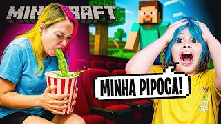 DEU TUDO ERRADO NO CINEMA! 🍿🤢 FUI ASSISTIR MINECRAFT O FILME!