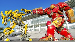 Avengers of Ultron: HulkBuster vs Bumblebee | Movie Clip 4D