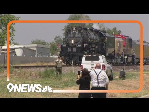 YouTube video thumbnail: 'Big Boy' Locomotive to Make Final Colorado Stop of the Year