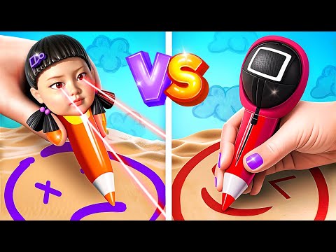 D’Intello à Poupée GÉANTE DE Squid Game dans la vraie vie!