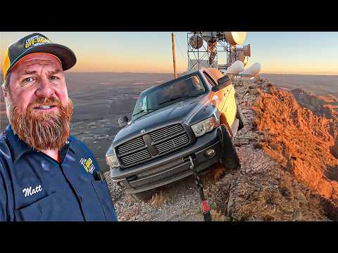 Hanging Off Cell Towers Edge! Ram Truck Ready To Roll