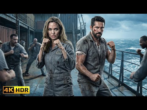 PRISON SHIP (2025) Scott Adkins - Angelina Jolie | ACTION MOVIE 4K | Thriller