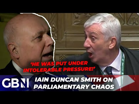 Iain Duncan Smith defends Lindsay Hoyle's position as Speaker - Labour tried to 'bend the rules!'