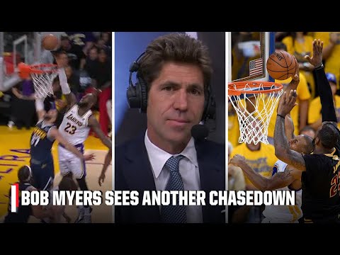 LEBRON JAMES CHASE DOWN 😱 ‘Cover your eyes, Bob Myers’ – Dave Pasch to the former Warriors GM