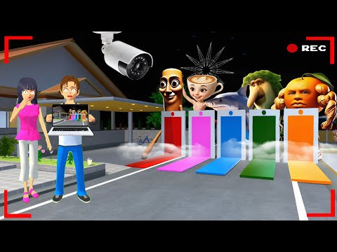 Yuta Mio Panik CCTV Merekam PINTU PORTAL ANOMALI ๐ฑ| Sakura School Simulator