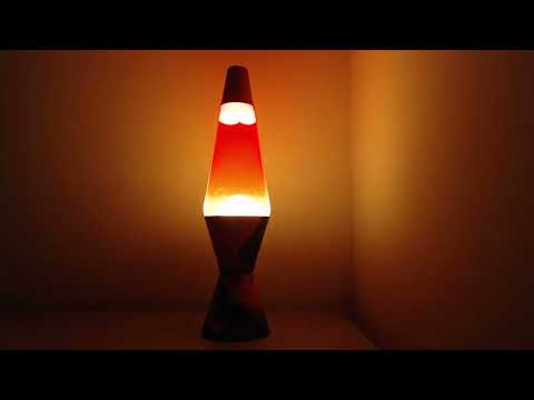 5-hour Real Lava Lamp (orange, nighttime)