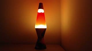 5-hour Real Lava Lamp (orange, nighttime)
