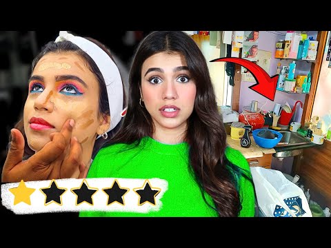 جربت أسوأ 3 خبيرات مكياج عرايس  | وجهي تدمر ! 😭