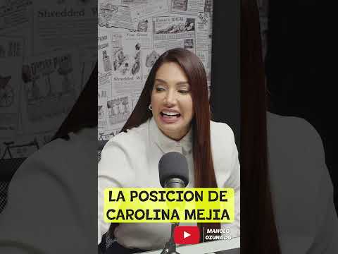 JULIO HAZIM DETALLA TODO SOBRE LA POSICIÓN DE CAROLINA MEJÍA 📢🔍