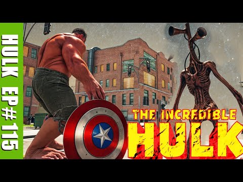 Hulk vs Siren Head E115 | Red Hulk with Power of Captain America | Epic Battle Fight