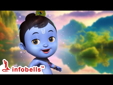 சின்னக் கண்ணன் வருவானே, மாயங்கள் செய்து மறைவானே-Little Krishna |Tamil Rhymes for Children |Infobells