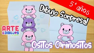 Como dibujar OSITOS CARIñOSITOS | Arte y Dibujos para Niños